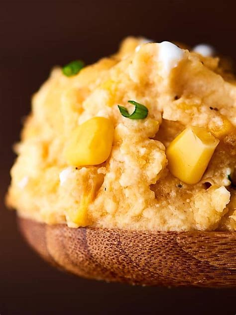 Slow Cooker Corn Pudding Recipe - 10 Min Prep, Easy Holiday Dish