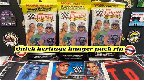 Wwe Heritage X Hanger Packs Pack Of Wwe Superstars