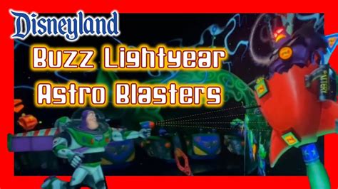 Buzz Lightyear Astro Blasters Disneyland Tomorrowland Pov