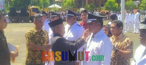 GoSumut Plt Bupati Palas Lantik 104 Kepala Desa Terpilih Hasil