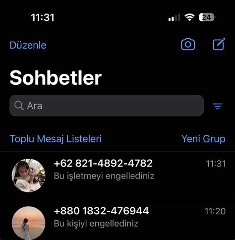 WhatsApp ta yabancı numaralardan gelen mesajlar DonanımHaber Forum