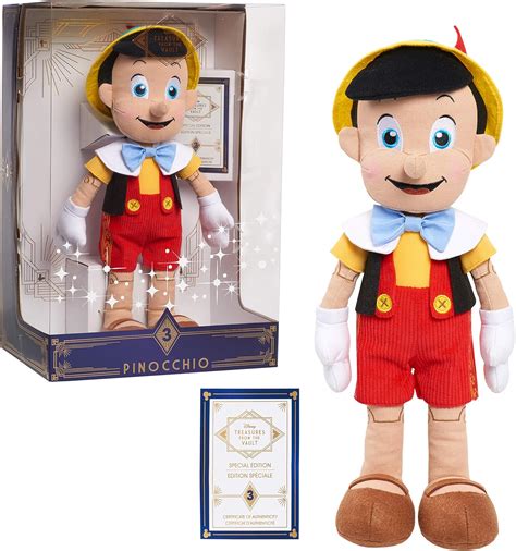 Disney Treasures From The Vault Limited Edition Pinocchio Plush