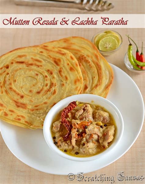 Lachha Paratha Or Crispy Flaky Layered Indian Flat Bread