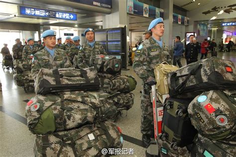 高清中國維和步兵營出征 重裝備由安124運送【8】 軍事 人民網