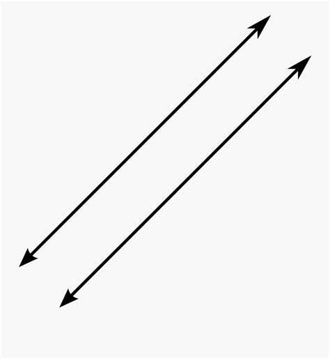 Line Segment Parallel Intersection Transversal - Two Parallel Lines , Free Transparent Clipart ...