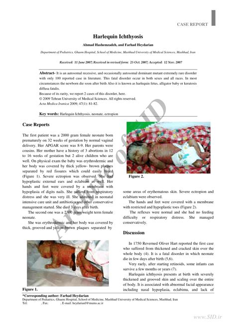 (PDF) Harlequin Ichthyosis