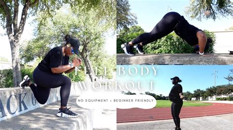 NO EQUIPMENT FULL BODY WORKOUT OUTDOOR TRACK BEGINNER FRIENDLY