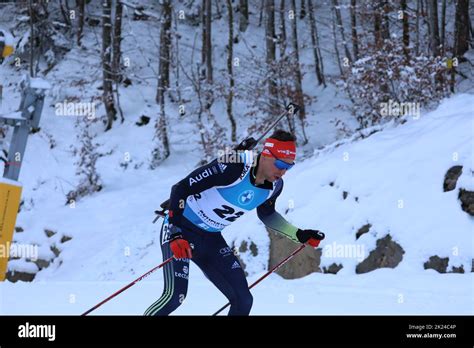 Philipp Nawrath Deutschland Ger Beim Ibu Biathlon Weltcup Sprint