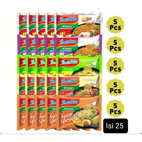 Jual PAKET CAMPUR MIX INDOMIE 1 DUS ADA ISI 25 CAMPUR DAN 40 CAMPUR