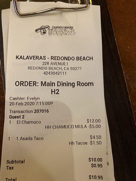 Menu At Kalaveras Pub And Bar Redondo Beach