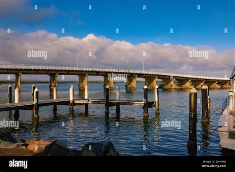 forster tuncurry bridge  res stock photography  images alamy