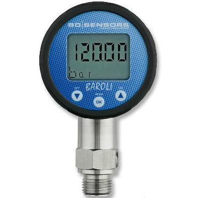 Baroli 05P High Range Flush Diaphragm Digital Pressure Gauge