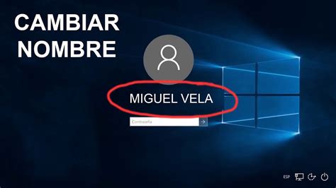 Cambiar El Nombre De Usuario En Windows