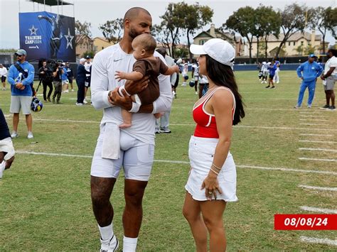 Dak Prescott Proposes To GF Sarah Jane Using Baby MJ's Onesie