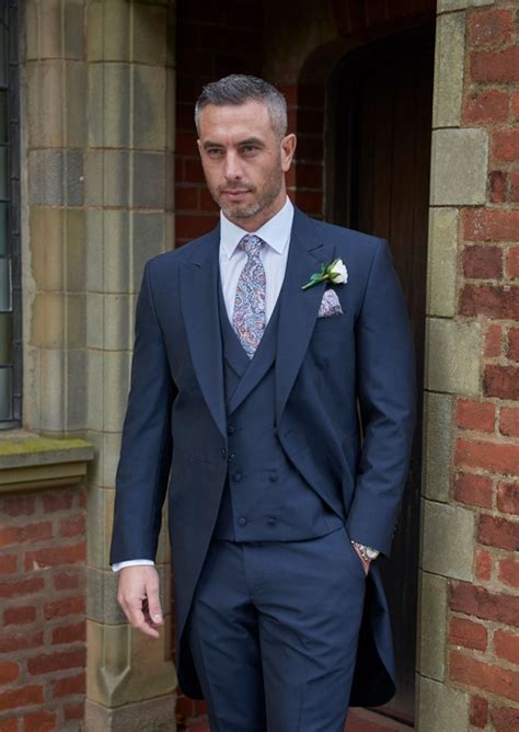 Navy Mohair Tailcoats Mens Wedding Hire Coles Menswear And