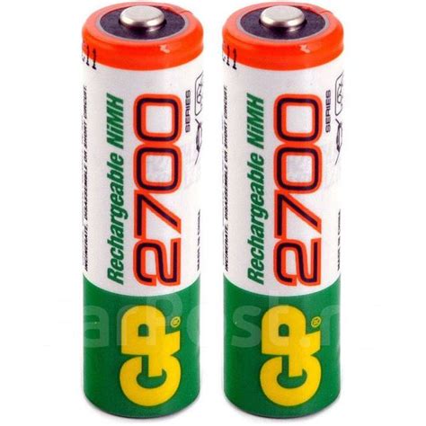 Аккумулятор GP 2700mAh тип АА 1,2V, новый, в наличии. Цена: 490₽ во ...
