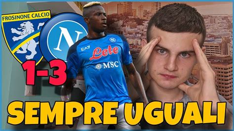 FROSINONE NAPOLI 1 3 GARCIA PERFETTO per il NAPOLI OSIMHEN È UN