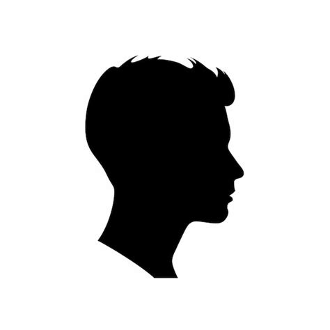 Premium AI Image | a black and white image of a silhouette of a man ...