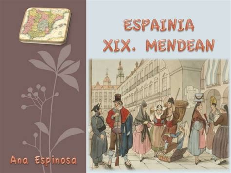 Espainia XIX Mendean PPT