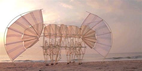 Theo Jansen S Strandbeest Sculptures Move With The Wind Business