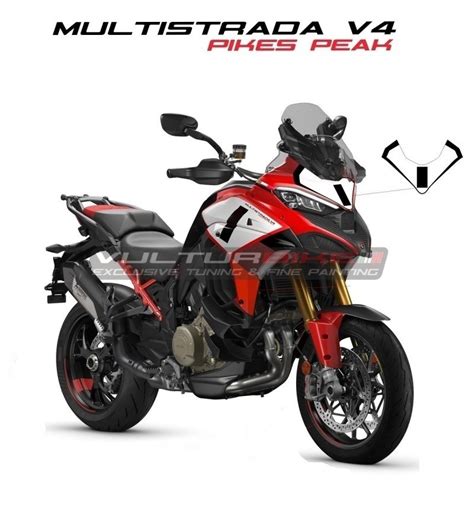 Custom Fairing Sticker Ducati Multistrada V4 Pikes Peak