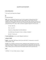 WK Nure Docx Episodic Focused SOAP NOTE Patient Information T K Age Sex Female Race