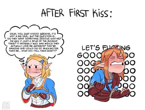 Link And Zelda After First Kiss After First Kiss Know Your Meme