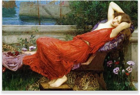 John William Waterhouse Canvas Print Ariadne Poster Pre