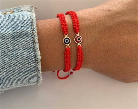 Red Bracelet Red String Bracelet Red String Evil Eye Bracelet