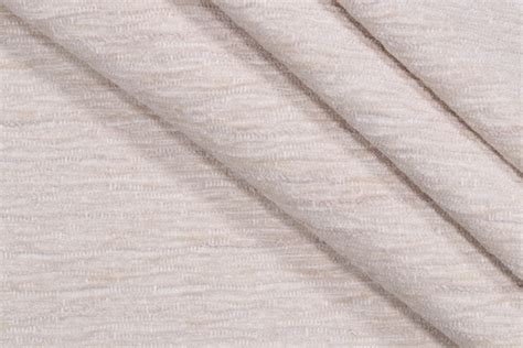 Hamilton Avon Woven Chenille Upholstery Fabric In Bisque