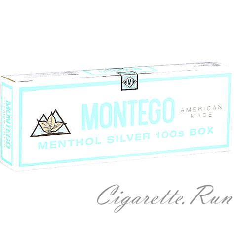 Montego Menthol Silver 100's Box Cigarettes | Cigarette.Run