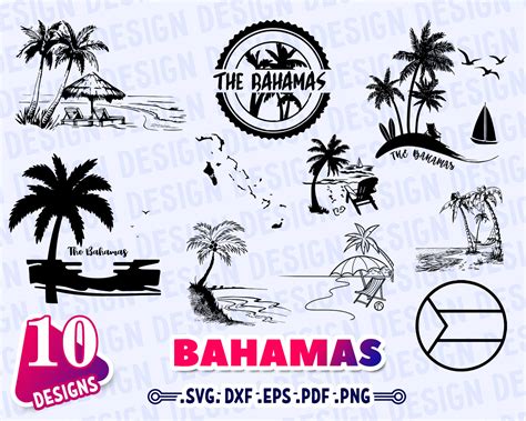 BAHAMAS SVG Bahamas island svg vacation clipart svg Bahama | Etsy