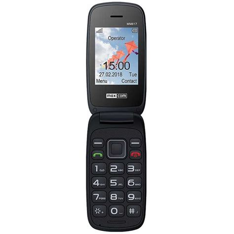 Maxcom Comfort MM817 Dual Sim Noir CSmobiles CSmobiles