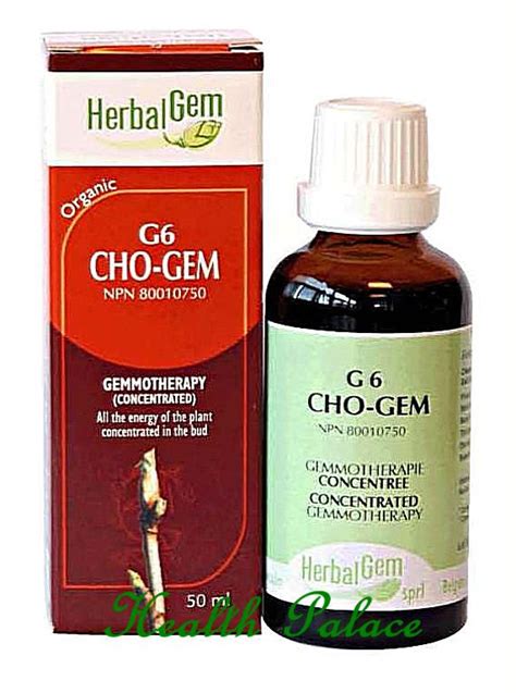 HerbalGem Gemmotherapy Complex G6 Cho Gem 15 Ml - Health Palace