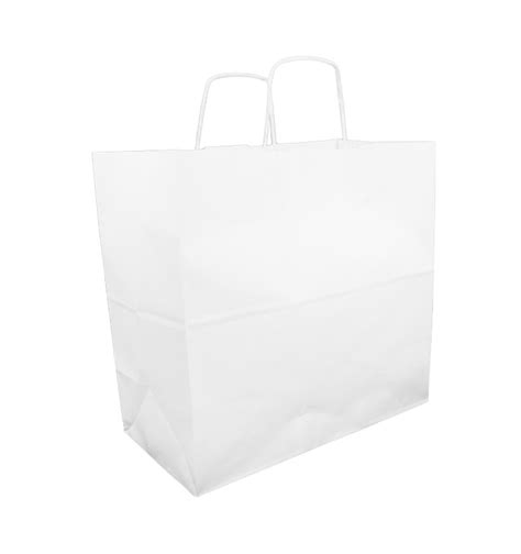 Buste Shopper in Carta Bianca 100g m² 35 18x34cm 25 Pezzi