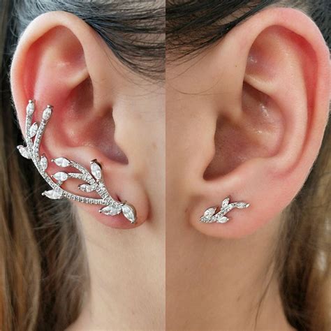 Irean Semijoias Brinco Cole O Ear Cuff Um Lado Diferente Do Outro