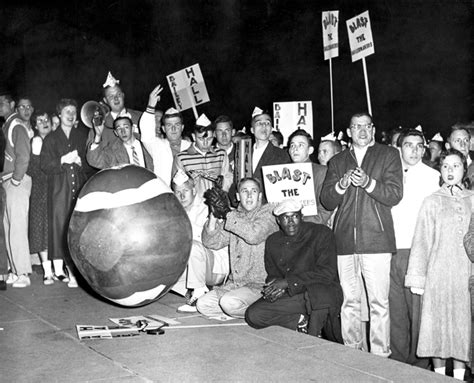 On The Banks Of The Red Cedar Student Pep Rally 1957