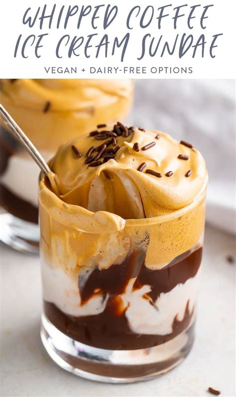 Whipped Coffee Ice Cream Sundae - 40 Aprons