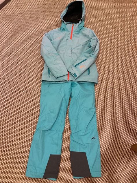 Skihose und Jacke von Powderhorn Gr M türkis Kaufen auf Ricardo