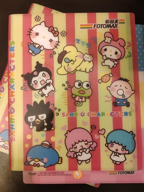 Sanrio Characters Hello Kitty Pom Pom Purin My Melody Kuromi Bad Badtz