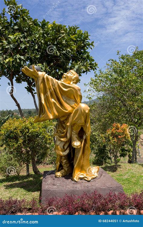 Fat Monk Statue In Complex Pagoda Ekayana Royalty-Free Stock Photo ...