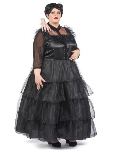 Gothic Kleid F R Damen Plus Size Schwarz G Nstige Faschings Kost Me