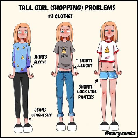 11 Comics That Perfectly Capture The Problems All Tall Girls Face | DeMilked