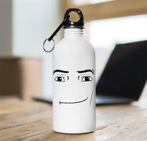 Roblox Man Face Meme Stainless Steel Water Bottle 14 oz Funny | Etsy