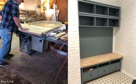 Ikea Hemnes Hack Diy Mudroom Bench And Storage House By Hoff Diy