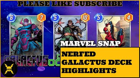 Is Galactus Any Good Nerfed Galactus Deck Highlights Marvel Snap