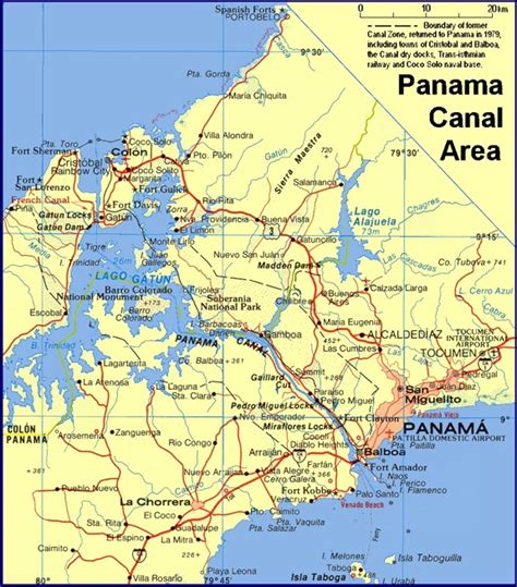 Chronologie Du Canal De Panama Panama Géographie