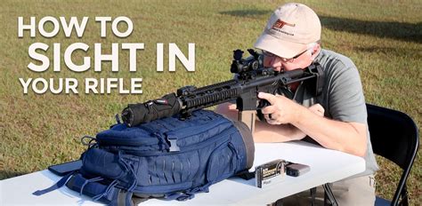 How To Sight In A Rifle Ammoman School Of Guns Blog