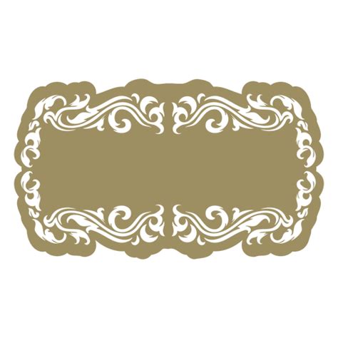 Design Png E Svg De Borda Elegante Em Estilo Vitoriano Com Bordas