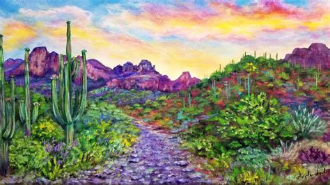 30 Inspiring Desert Landscape Paintings - Home, Family, Style and Art Ideas